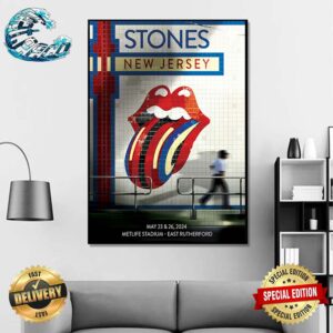 The Rolling Stones Hackney Diamonds Tour 2024 At Metlife Stadium In East Rutherford New Jersey On May 23 And 26 2024 Wall Decor Poster Canvas