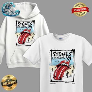 The Rolling Stones Poster On May 11 2024 At Allegiant Stadium In Las Vegas Unisex T-Shirt