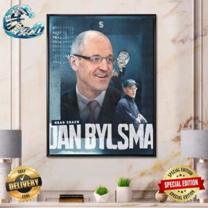 The Seattle Kraken Have Named Dan Bylsma As The Second Head Coach In Franchise History Poster Canvas