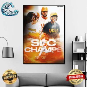 The Tennessee Volunteers Are Your SEC Tournament Regular Season Champions 2024 Home Decor Poster Canvas