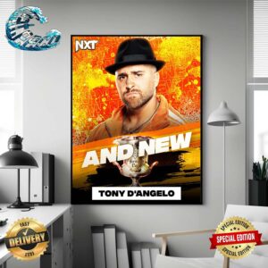 Tony D’Angelo Is The New WWE NXT Heritage Cup Champion Home Decor Poster Canvas