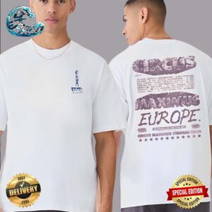 Travis Scott Circus Maximus Tour European Stadium Tour From June 28-July 27th 2024 Two Sides Premium T-Shirt