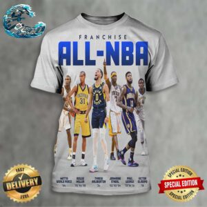 Tyrese Haliburton Becomes The Sixth Player In Franchise History To Be Selected To An All-NBA Team All Over Print Shirt
