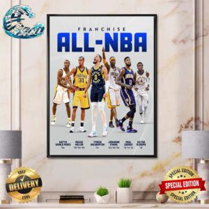 Tyrese Haliburton Becomes The Sixth Player In Franchise History To Be Selected To An All-NBA Team Home Decor Poster Canvas