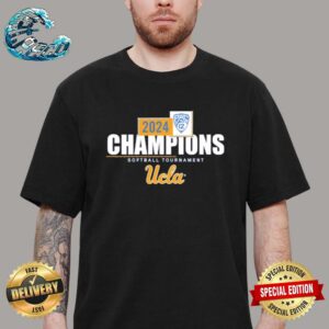 UCLA Bruins 2024 PAC-12 Softball Conference Tournament Champions Locker Room Vintage T-Shirt