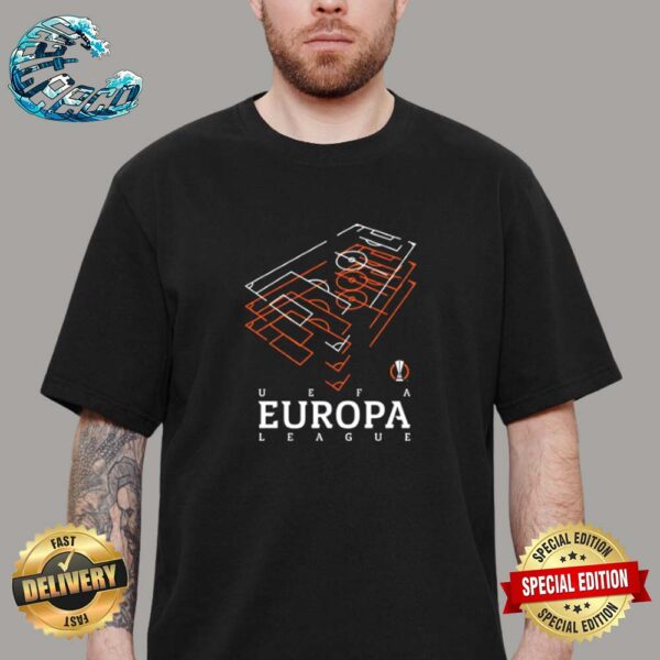 UEFA Europa League Pitch Black Unisex T-Shirt
