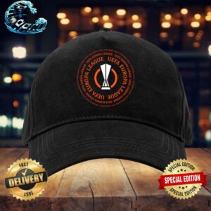 UEFA Europa League Roundel Black Premium Hat Snapback Cap