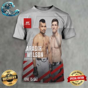UFC Fight Night Matchup Featherweight Bout Jeka Saragih Vs Westin Wilson On June 15 Sat At UFC Vegas 93 All Over Print Shirt