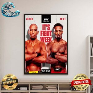 UFC Fight Night UFC Vegas 92 Matchup Head To Head Edson Barboza Vs Lerone Murphy On May 18 Sat Poster Canvas