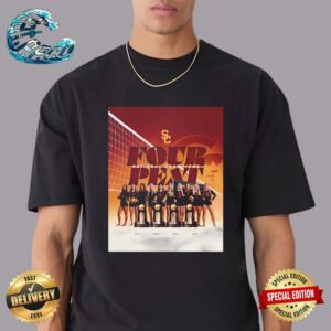 USC Trojans Four Peat 2021-2024 National Champions Vintage T-Shirt