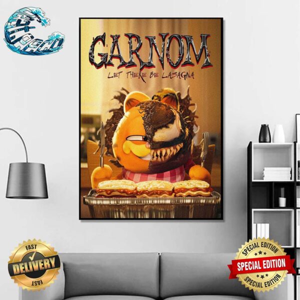 Venom Let There Be Carnage Insprired Poster For The Garfield Movie Home Decor Poster Canvas
