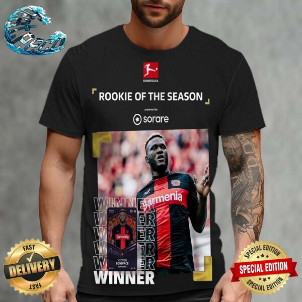 Victor Boniface Bayer 04 Leverkusen Is The Bundesliga Rookie Of The Season All Over Print Shirt