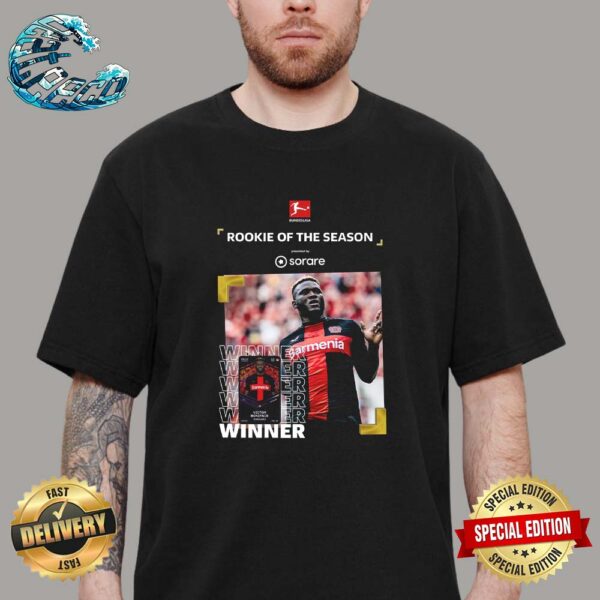Victor Boniface Bayer 04 Leverkusen Is The Bundesliga Rookie Of The Season Unisex T-Shirt