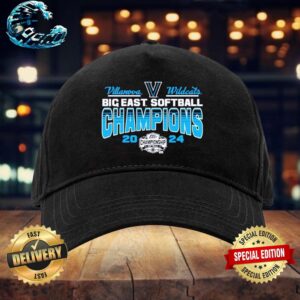 Villanova Wildcats 2024 Big East Softball Tournament Champions Snapback Hat Cap