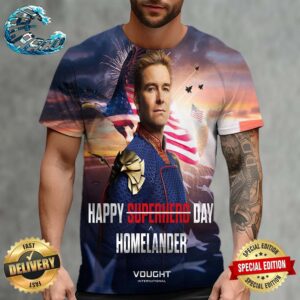 Vought Internaltional Happy Homelander-Themed Poster For National SuperHero Day All Over Print Shirt
