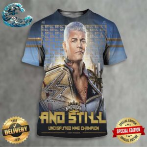 WWE King And Queen Of The Ring Cody Rhodes And Still Undisputed WWE Champion All Over Print Shirt