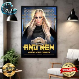 WWE King And Queen Of The Ring Liv Morgan And New Women’s World Champion Home Decor Poster Canvas