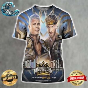 WWE King And Queen Of The Ring Matchup Head To Head Undisputed WWE Champion Cody Rhodes Vs United States Champion Logan Paul All Over Print Shirt