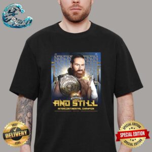 WWE King And Queen Of The Ring Sami Zayn And Still Intercontinental Champion Premium T-Shirt