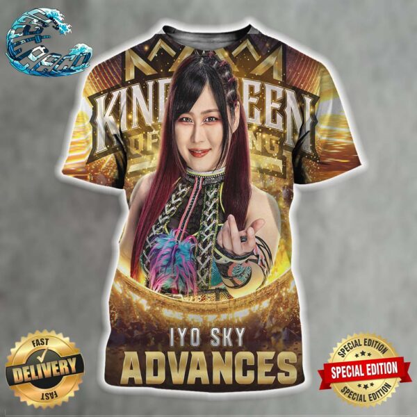 WWE King And Queen Of The Ring Tournament Iyo Sky Advances All Over Print Shirt