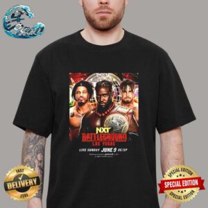 WWE NXT Battleground Triple Threat Match Oba Femi Vs Wes Lee Vs Joe Coffey In Las Vegas On June 9 Vintage T-Shirt