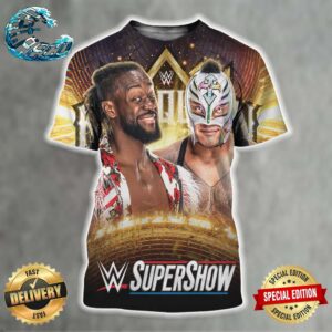 WWE Supershow King And Queen Of The Ring Matchup Head To Head Kofi Kingston Vs Rey Mysterio All Over Print Shirt