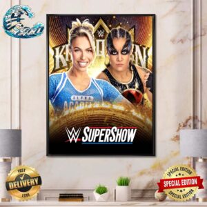 WWE Supershow King And Queen Of The Ring Matchup Head To Head Maxxine Dupri Vs Shayna Baszler Decor Poster Canvas