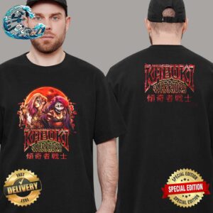 WWE The Kabuki Warriors Blood Moon Two Sides Print Vintage T-Shirt