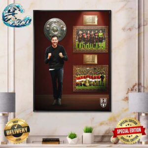 Xabi Alonso Bayer 04 Leverkusen Have 49 Games Unbeaten Streak In European Football History Wall Decor Poster Canvas