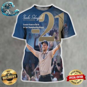 Xander Schauffele 2024 PGA Championship Lowest Score To Par In Major Championship History-21 All Over Print Shirt