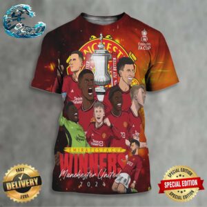 Your 2023-2024 Champions Emirates FA Cup Winners Manchester United All Over Print Shirt