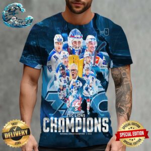 ZSC Lions Champions National League Champions 2024 Schweizer Meister All Over Print Shirt