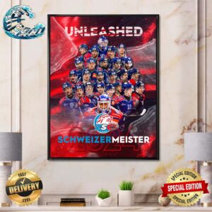 ZSC Lions Schweizer Meister 2024 L10ns Unleashed Wall Decor Poster Canvas
