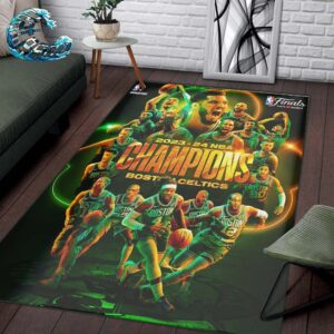 2023-24 NBA Champions Are Boston Celtics Rug Home Decor