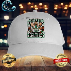 2024 NBA Finals Champions Pull Up Jumper Caricature Boston Celtics Classic Cap Snapback Hat