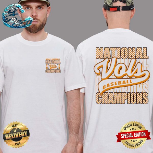 2024 Tennessee Volunteers Baseball National Champions NCAA Men’s Baseball College World Series Two Sides Print Premium T-Shirt
