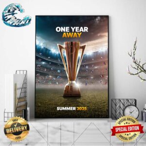 2025 Gold Cup Summer One Year Away Home Decor Poster Canvas