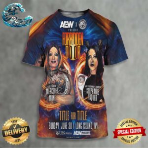 AEW x NJPW x Forbidden Door Title For Title Matchup Mercedes Mone Vs Stephanie Vaquer On Sunday June 30 At UBS Arena In Long Island NY All Over Print Shirt