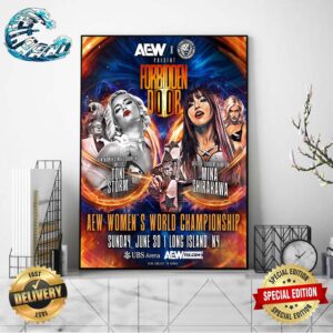 AEW x NJPW x Forbidden Door Women’s World Title Match Timeless Toni Storm Vs Mina Shirakawa On Sunday June 30 At UBS Arena In Long Island NY Poster Canvas