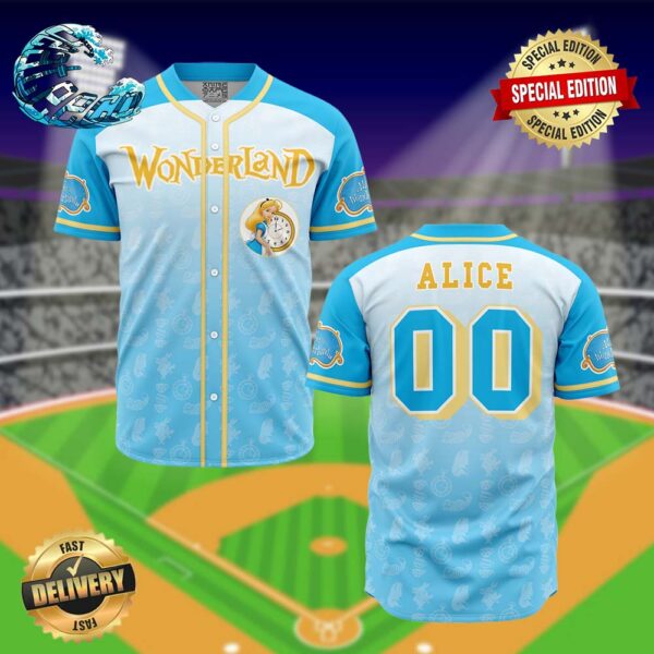 Alice in Wonderland V1 Disney Baseball Jersey