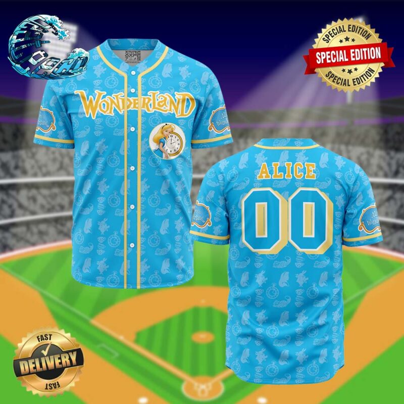 Alice in Wonderland V2 Disney Baseball Jersey - Seateeco