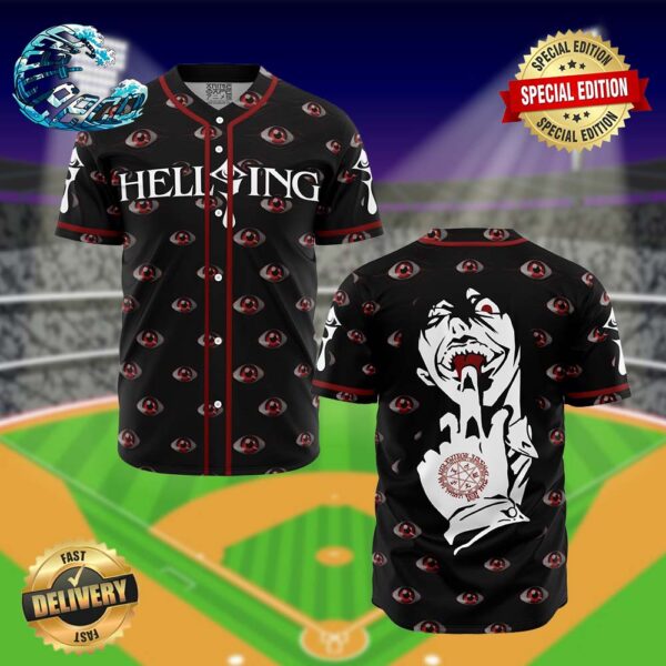 Alucard Eyes V1 Hellsing Baseball Jersey