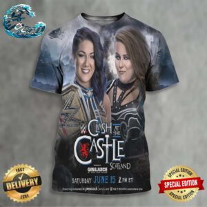 Bayley Vs Piper Niven WWE Clash At The Castle Scotland On Saturday June 15 2024 All Over Print Shirt