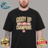 Official Birmingham Stallions Back-To-Back-To-Back Spring Football Champs Golden Version Classic T-Shirt