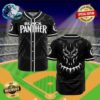 Black Panther Cosplay Marvel Baseball Jersey