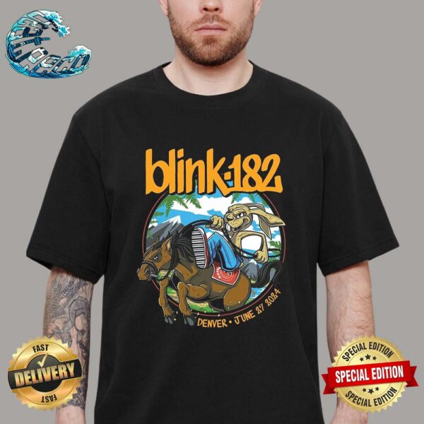 Blink-182 One More Time Tour 2024 At Ball Arena In Denver CO On June 27 2024 Unisex T-Shirt