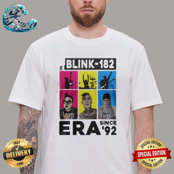 Blink-182 in Era Since ’92 Crappy Punk Rock 2024 Unisex T-Shirt