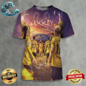 Borussia Dortmund Wembley UEFA Champions League Final 2024 All Over Print Shirt