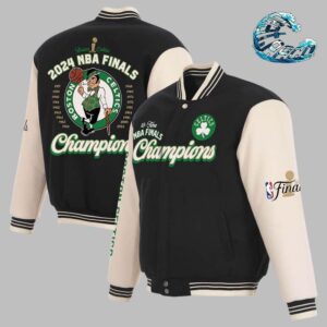 Boston Celtics 18 Time NBA Finals Champions 2024 NBA Finals Champions Varsity Jacket