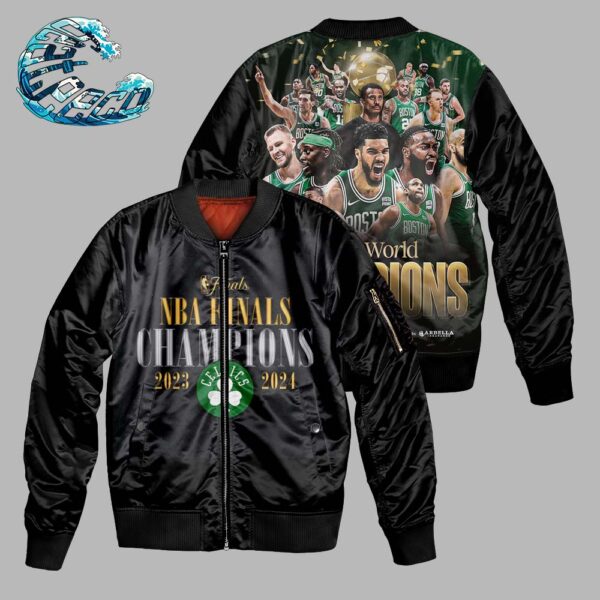 Boston Celtics 2023-2024 NBA Finals World Champions Bomber Jacket